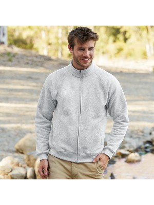 Plain Sweat Jacket Premium Fruit of the Loom 280 GSM